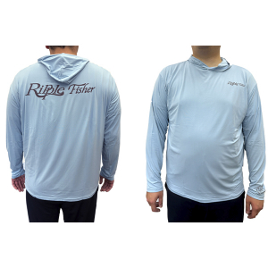 Футболка RIPPLE FISHER Cool Hoodie Shirts, Smoke Синий 4L