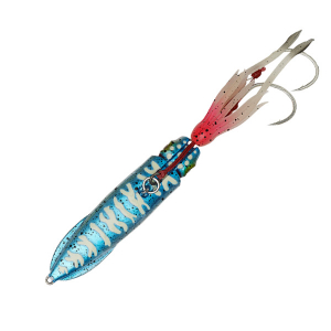 Приманка кальмар Savage Gear Swimsquid inchiku 120g 90мм Синий Розовый Glow